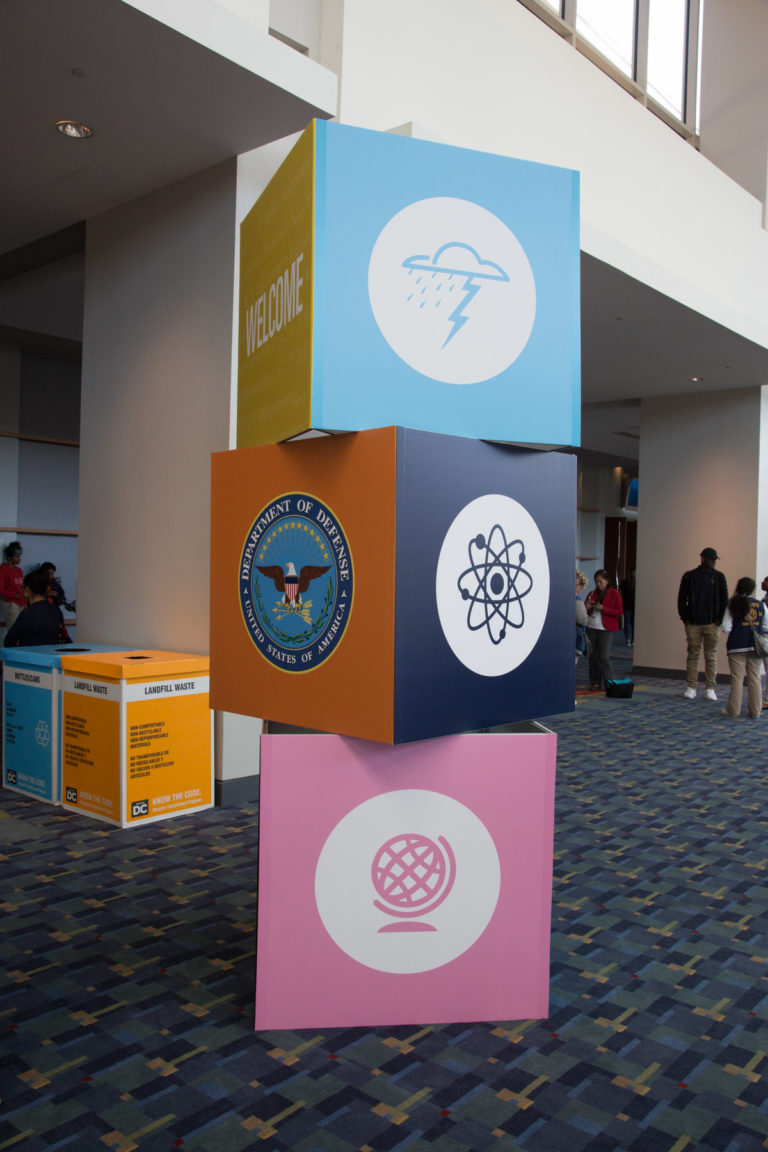 X-STEM Logo on Blocks