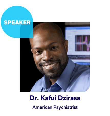 Smiling man with short hair in professional attire, labeled speaker.