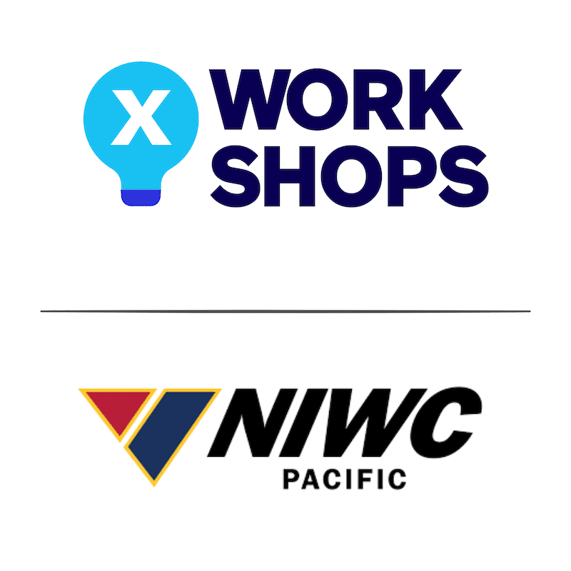 X-STEM San Diego and NIWC Pacific logos for workshop event