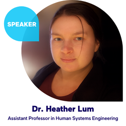 Portrait of Dr. Heather Lum, Human Systems Engineering Assistant Professor.