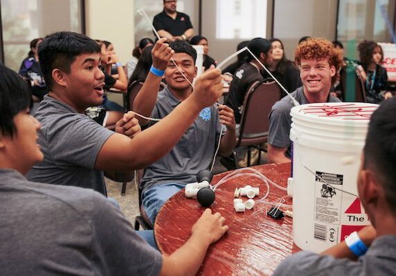 STEM Bucket Challenge hosted by Hardware Science at the X-STEM Workshops event in Oahu